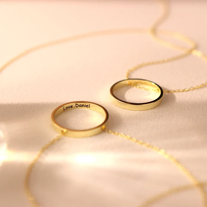 Ring necklace